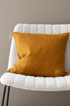 Ellos Home Pudebetræk Candice Tassel af vasket hør, 50x50 cm