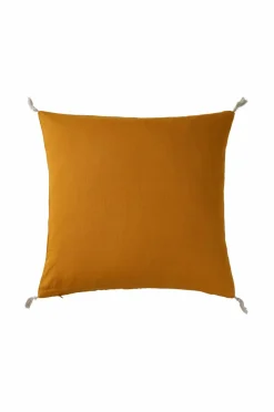 Ellos Home Pudebetræk Candice Tassel af vasket hør, 50x50 cm