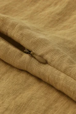 Ellos Home Pudebetræk Candice Zip i vasket hør 50x50 cm