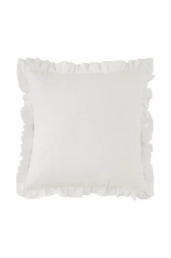 Ellos Home Pudebetræk Candice Frill i vasket hør