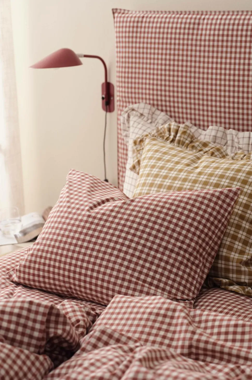 Ellos Home Pudebetræk Sonneli Check i bomuld