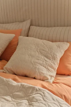 Ellos Home Pudebetræk Elly Quilted i genanvendt halvlinned