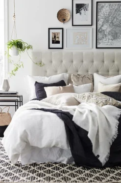 Ellos Home Pudebetræk Candice af vasket hør