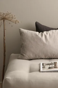 Ellos Home Pudebetræk Candice Zip i vasket hør 40x60 cm