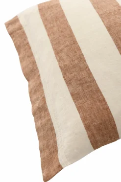 Ellos Home Pudebetræk Candice Block Stripe i vasket hør