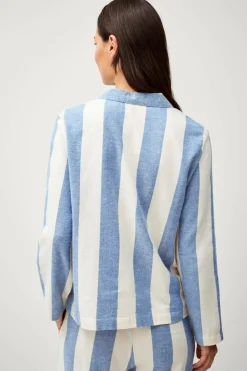 Ellos Home Pyjamasskjorte Valerie Block Stripe Long Sleeve