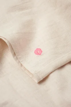 Ellos Home Pyjamasskjorte Long Sleeve Shirt Elly i genanvendt halvlinned