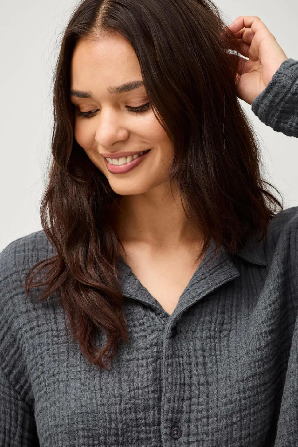 Ellos Home Pyjamasskjorte Candela 4-layer