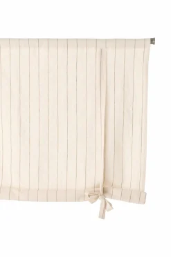 Ellos Home Roll up-gardin Elly Thin Stripe Rollup i genanvendt halvlinned
