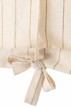 Ellos Home Roll up-gardin Elly Thin Stripe Rollup i genanvendt halvlinned