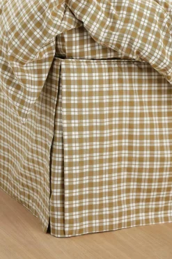 Ellos Home Sengekappe Sonneli Check i bomuld højde 52 cm