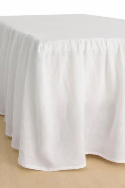 Ellos Home Sengekappe Candice i vasket linned 52 cm