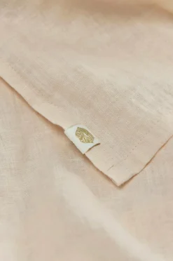 Ellos Home Sengekappe Elly Frilled i genanvendt halvlinned 52 cm