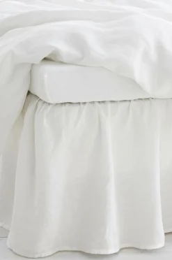 Ellos Home Sengekappe Candice i vasket hør 45 cm