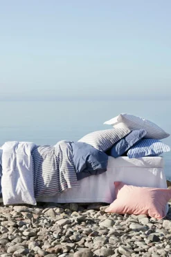 Ellos Home Sengekappe Candice i vasket hør 45 cm