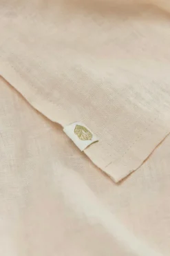 Ellos Home Sengekappe Elly Frilled i genanvendt halvlinned 75 cm