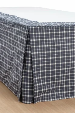 Ellos Home Sengekappe Sonneli Check i bomuld højde 52 cm