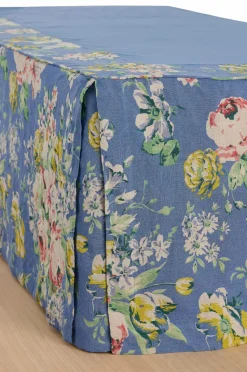 Ellos Home Sengekappe Candice Rose i vasket linned 60 cm