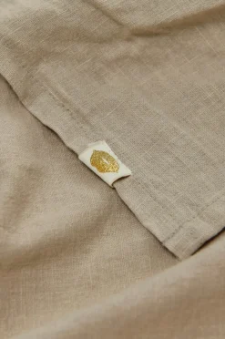 Ellos Home Sengekappe Elly Frilled i genanvendt halvlinned