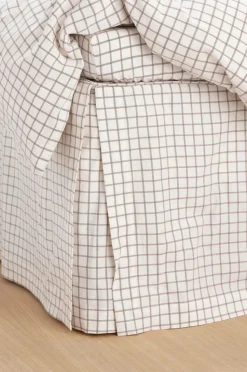 Ellos Home Sengekappe Sonneli Check i bomuld højde 52 cm