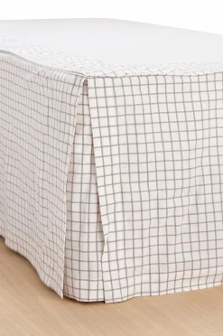 Ellos Home Sengekappe Sonneli Check i bomuld højde 52 cm