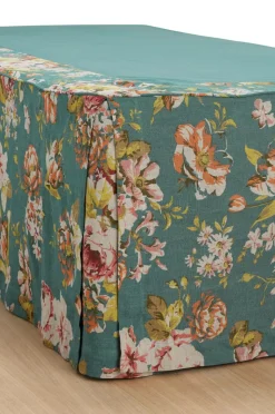 Ellos Home Sengekappe Candice Rose i vasket linned 52 cm