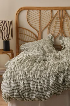 Ellos Home Sengesæt Avery Elastic i bomuldspercale 2 eller 3 stykker