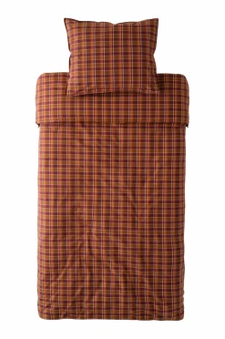 Ellos Home Sengesæt Avery Check i bomuldspercale 2 eller 3 stykker
