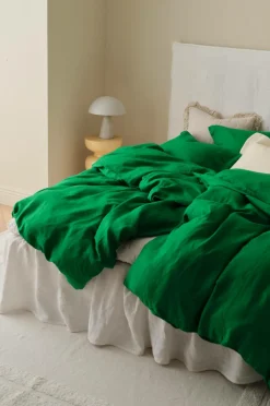 Ellos Home Sengesæt Candice i vasket hør - 2 eller 3 dele