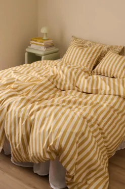 Ellos Home Sengesæt Crystal Stripe i bomuldspercale 2 eller 3 stykker