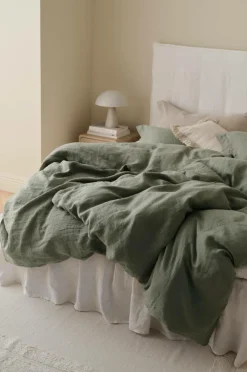 Ellos Home Sengesæt Candice i vasket hør - 2 eller 3 dele