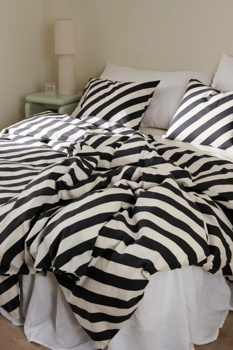 Ellos Home Sengesæt Diagonal Stripe i bomuld 2 dele