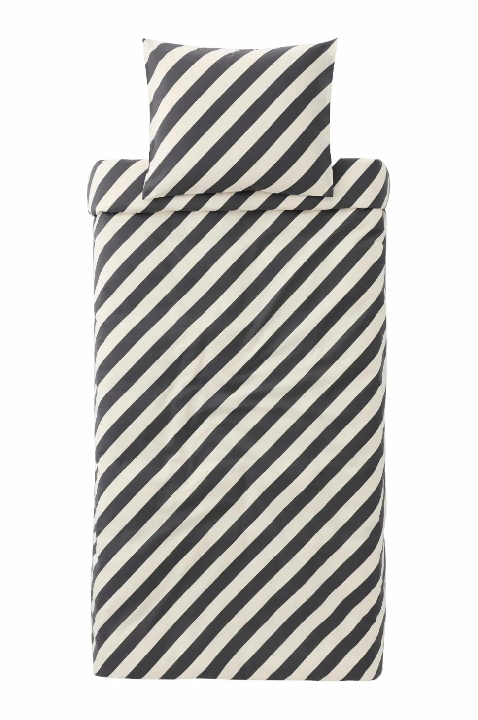 Ellos Home Sengesæt Diagonal Stripe i bomuld 2 dele