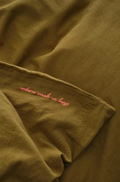 Ellos Home Sengesæt Elly i genanvendt halvlinned 2 eller 3 stykker