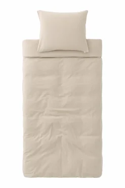 Ellos Home Sengesæt Elly i genanvendt halvlinned 2 eller 3 stykker