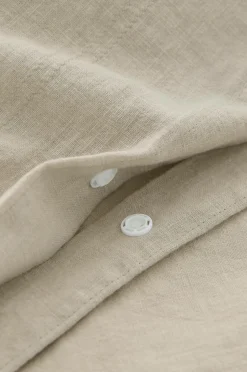 Ellos Home Sengesæt Elly i genanvendt halvlinned 2 eller 3 stykker