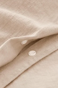 Ellos Home Sengesæt Elly i genanvendt halvlinned 2 eller 3 stykker