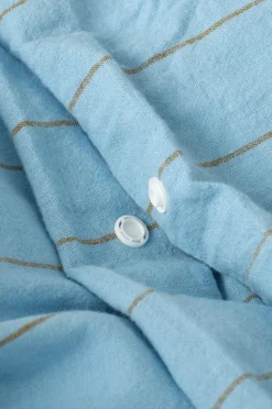 Ellos Home Sengesæt Elly Thin Stripe i genanvendt halvlinned 2 eller 3 stykker