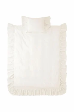 Ellos Home Sengesæt Juliett Giant Frill i vasket bomuld 2 dele