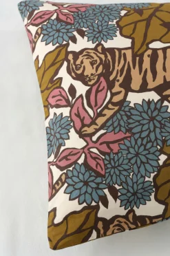 Ellos Home Sengesæt Milly Tiger i vasket bomuld 2 eller 3 stykker