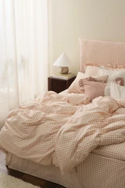 Ellos Home Sengesæt Sonneli Check i bomuld 2 eller 3 stykker