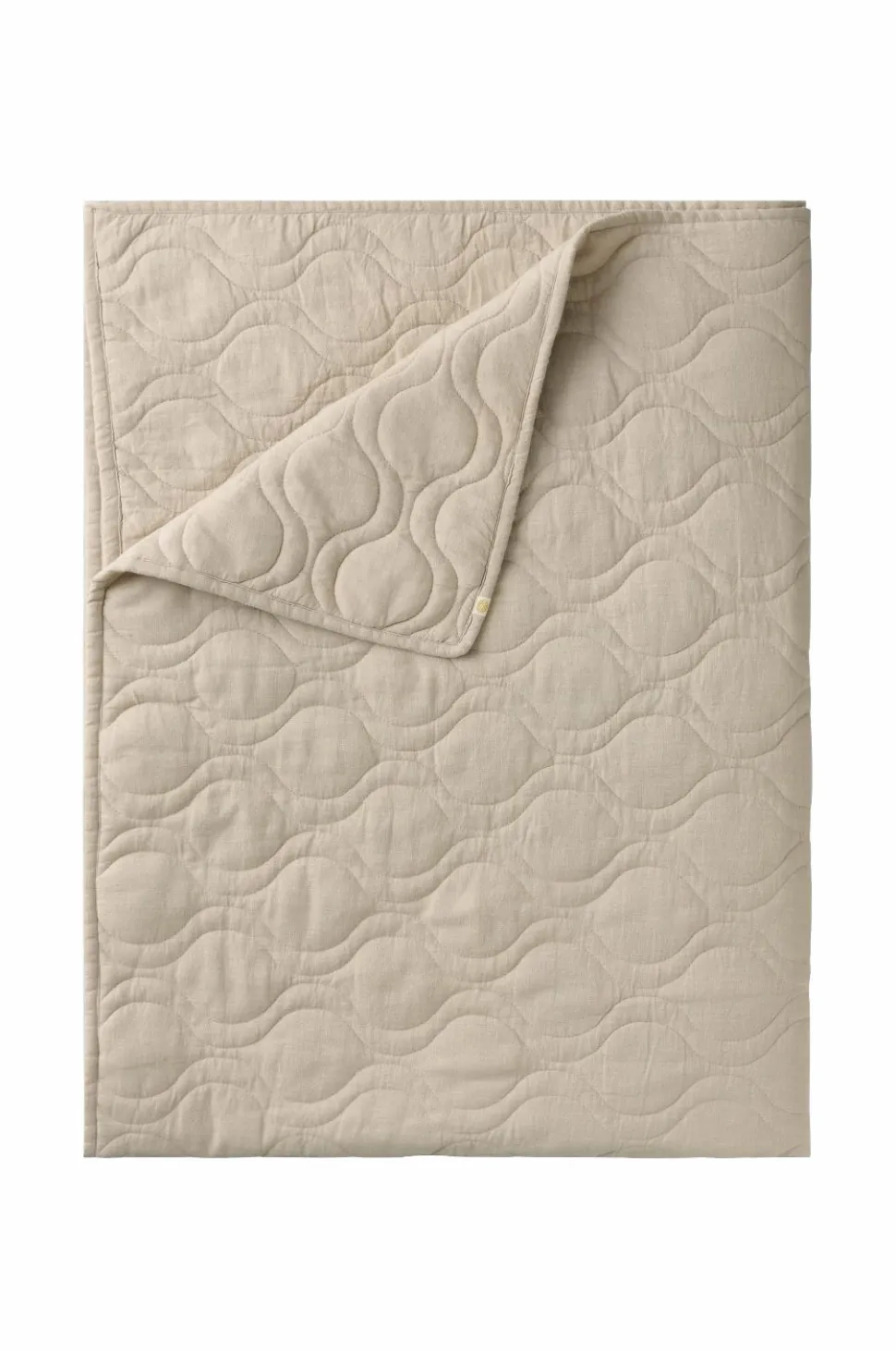 Ellos Home Sengetæppe Elly Quilted i genanvendt halvlinned