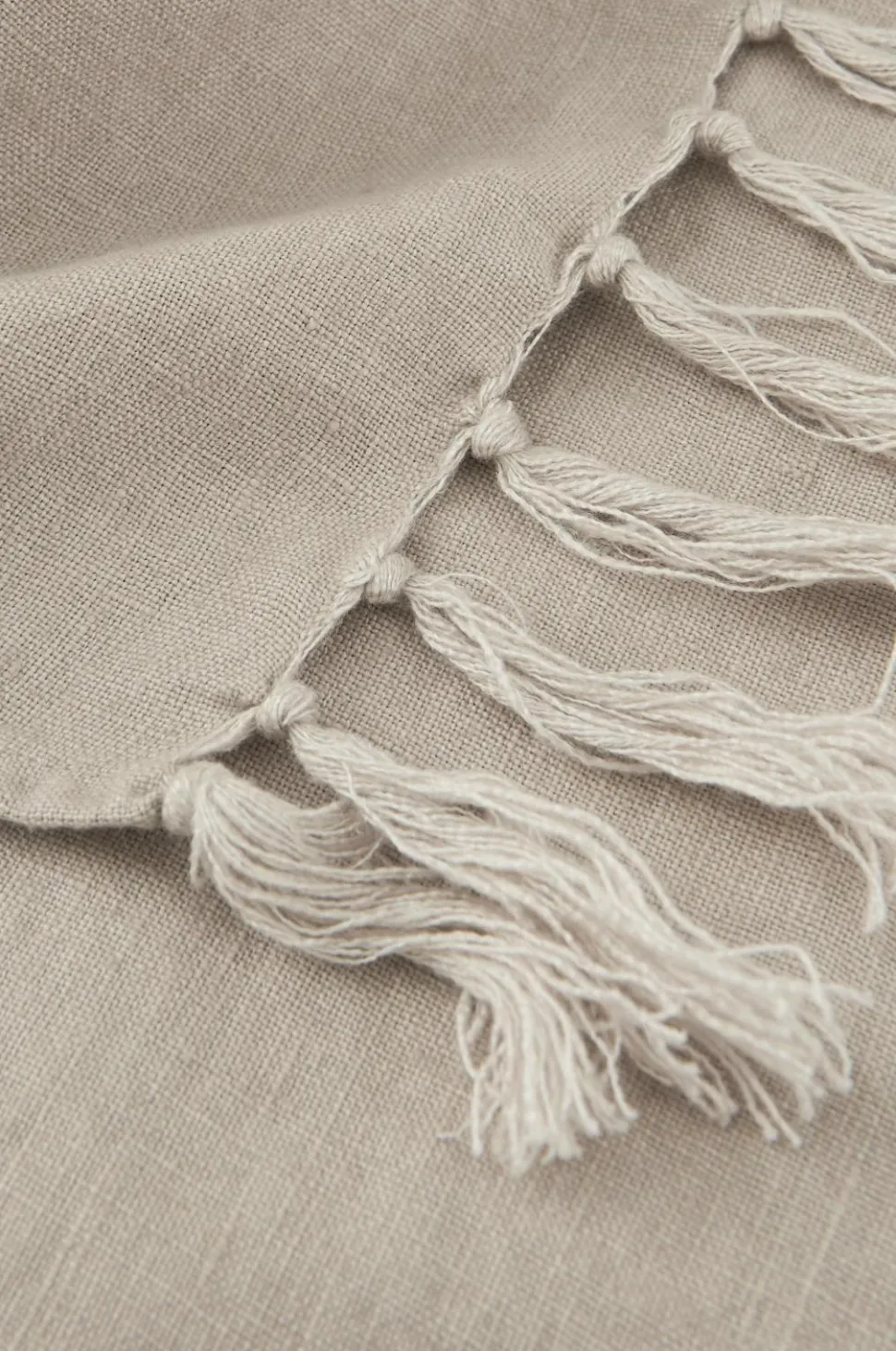 Ellos Home Sengetæppe Kiyoko i vasket hør