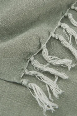 Ellos Home Sengetæppe Kiyoko i vasket hør