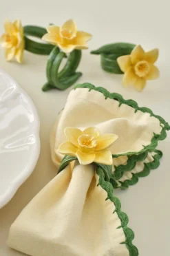 Ellos Home Servietringe Lily 4-pak