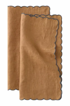 Ellos Home Servietter Malva Scallop 40x40 cm 2-pak