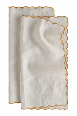 Ellos Home Servietter Malva Scallop 40x40 cm 2-pak