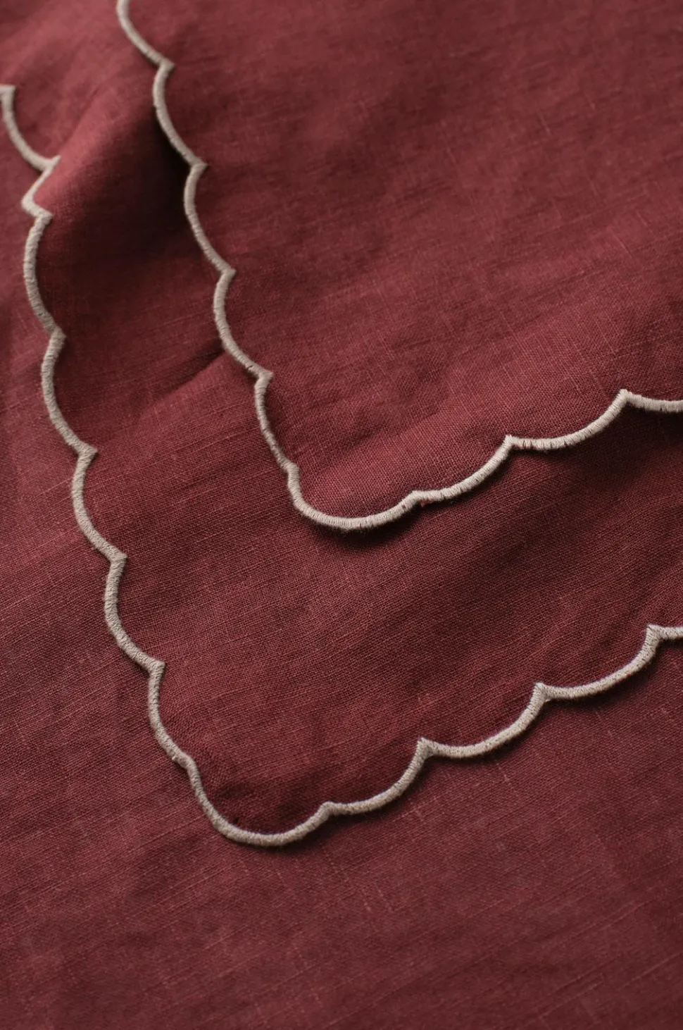 Ellos Home Servietter Malva Scallop 40x40 cm 2-pak