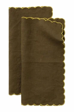 Ellos Home Servietter Malva Scallop 40x40 cm 2-pak