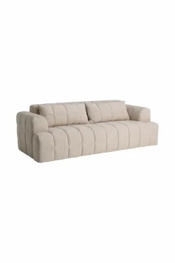 Ellos Home Sofa Soffa Axamiliam 3sits Beige G476-2 3-sæders
